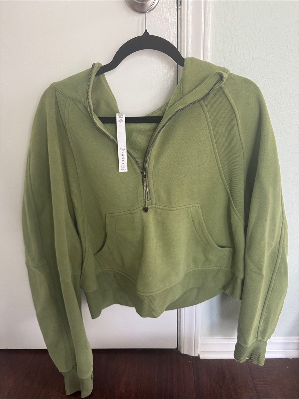 lululemon athletica Green Scuba half zip